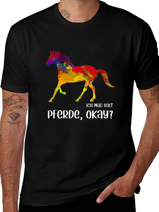 Horse Lover T-Shirt - Ich Mag Halt Pferde Okay?