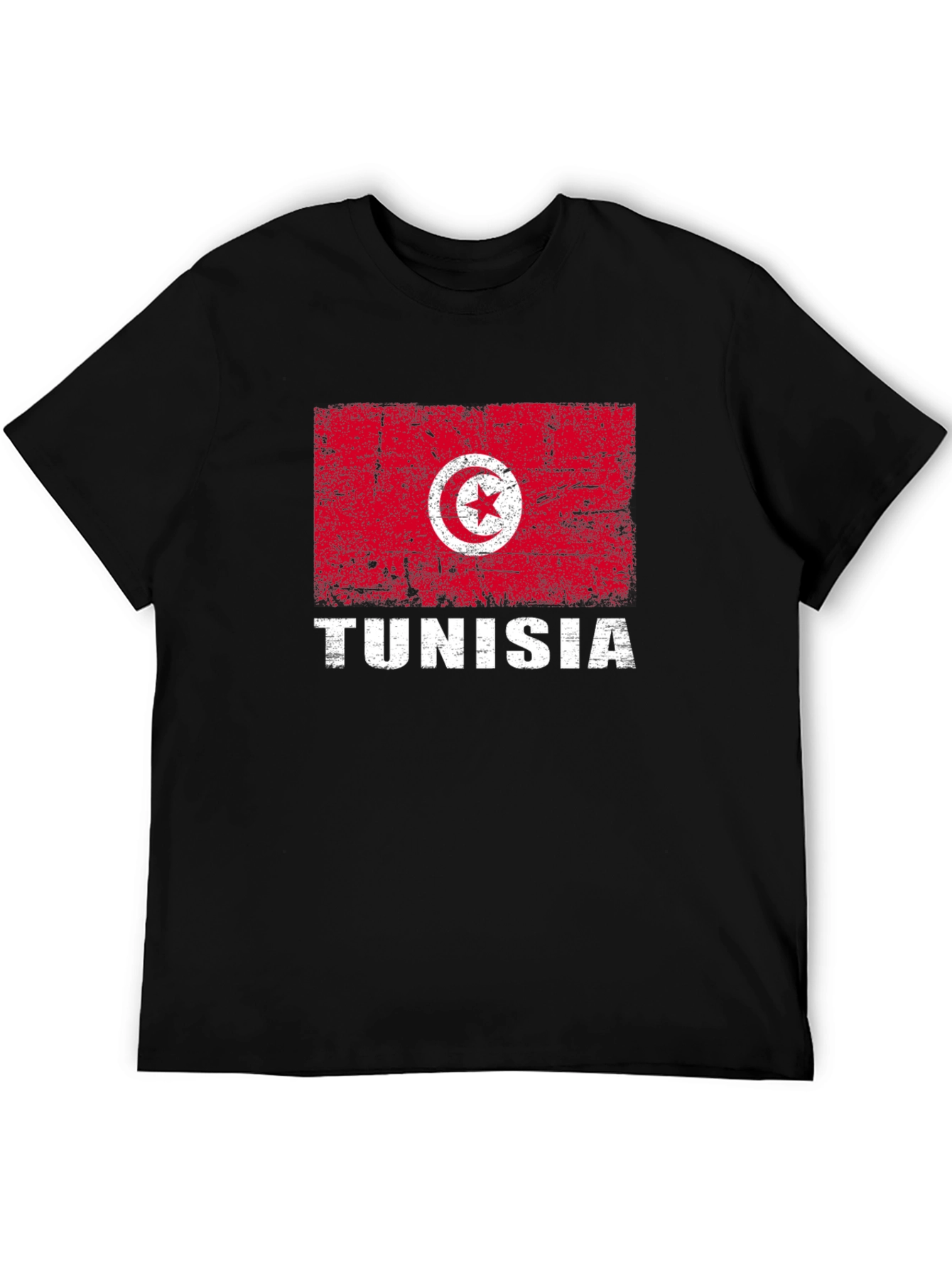 Tunisia Flag Graphic T-Shirt