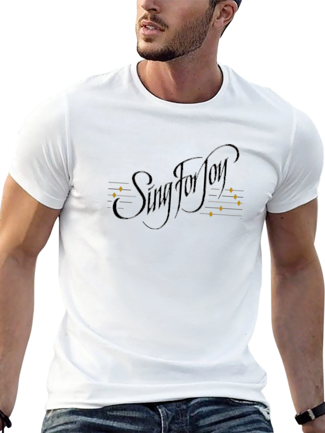 Sing For Joy Black Graphic Tee