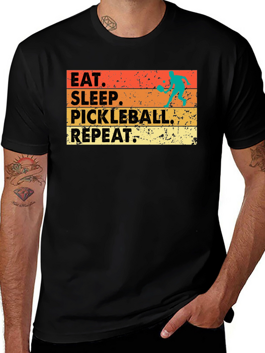 Eat Sleep Pickleball Repeat T-Shirt