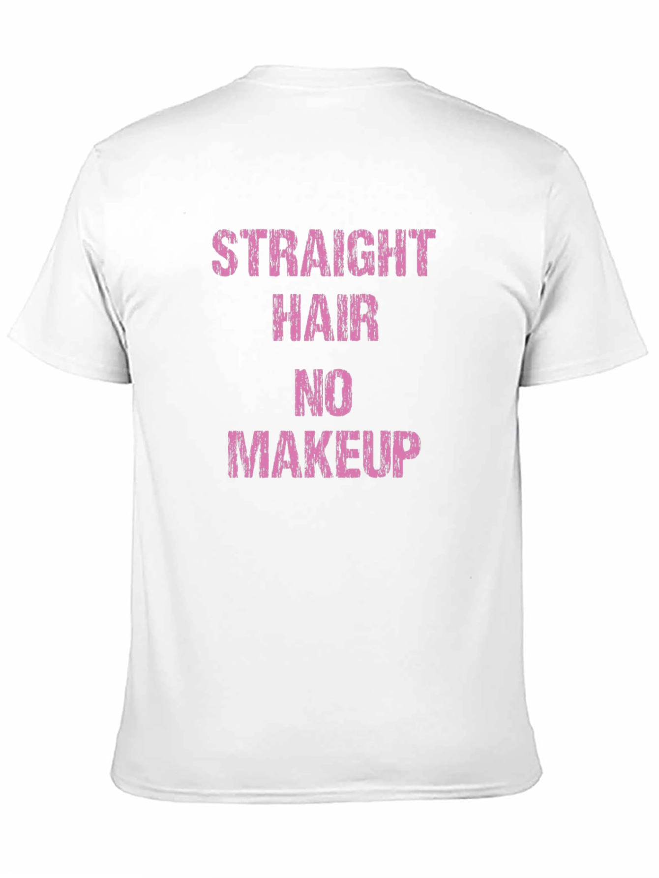 Straight Hair No Makeup Graphic Tee