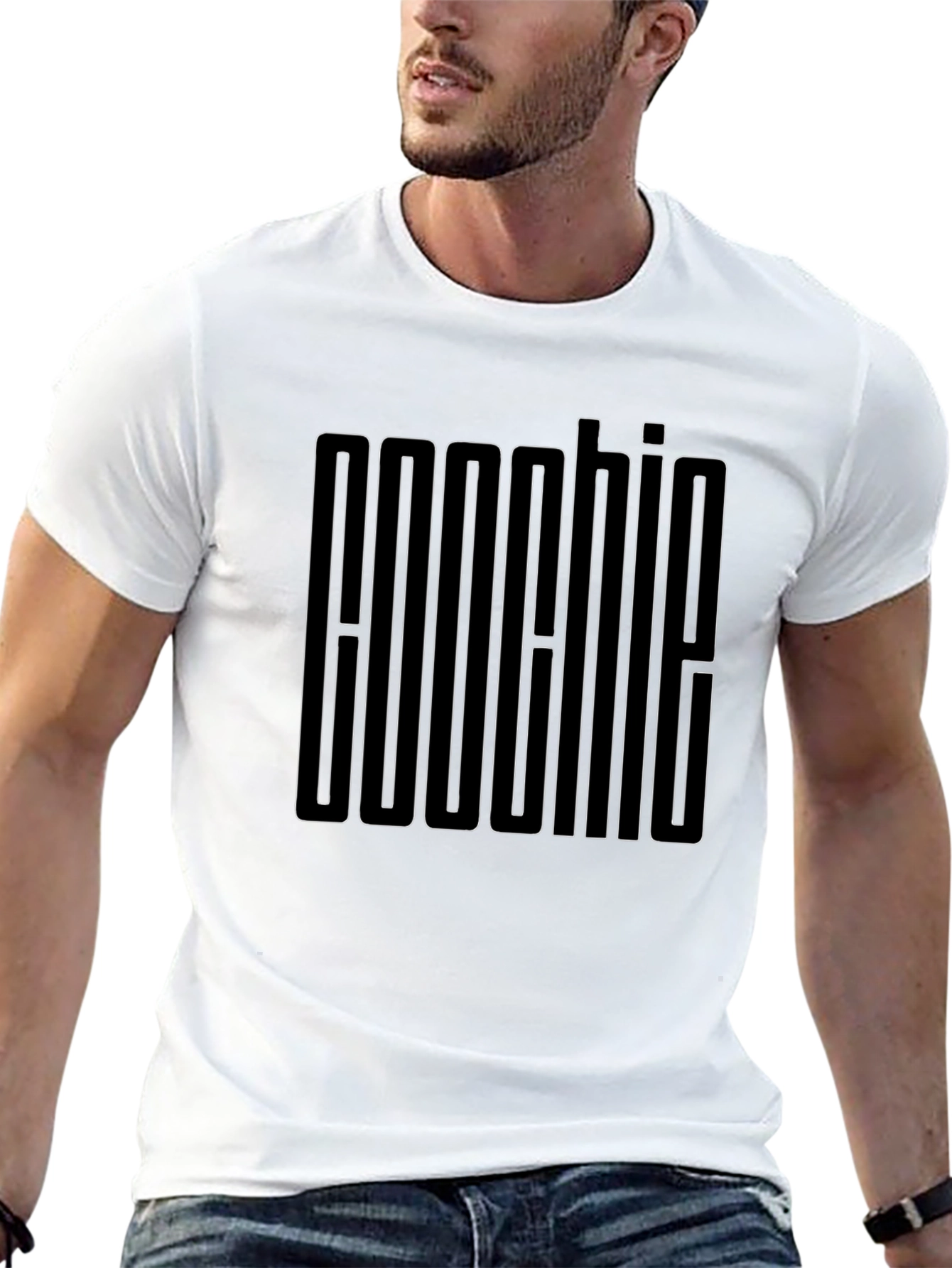 Edgy BOOCHIE Graphic Black T-Shirt