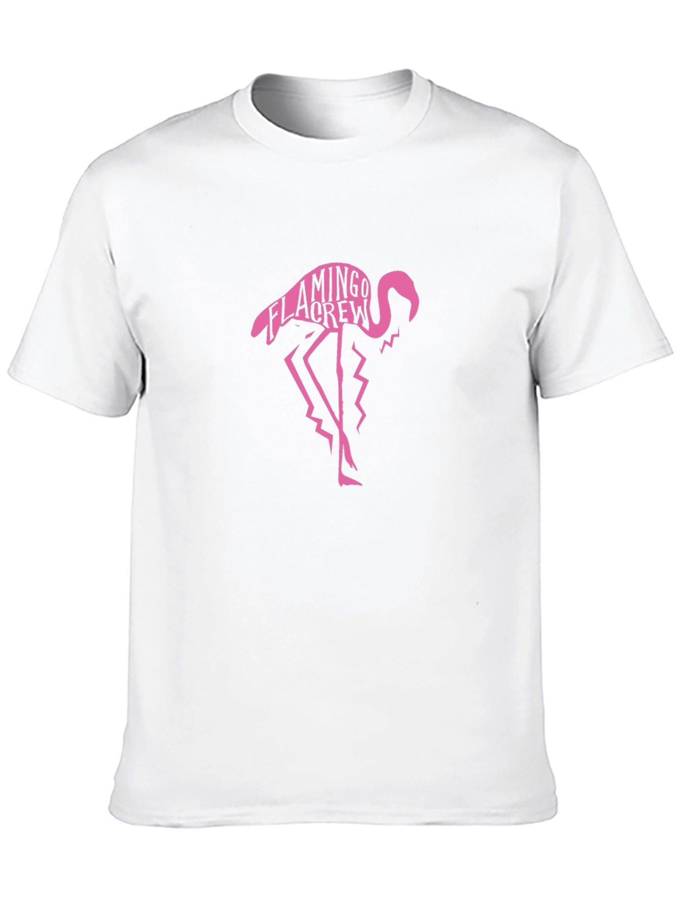 Flamingo Crew Graphic Tee - Mens Black T-Shirt