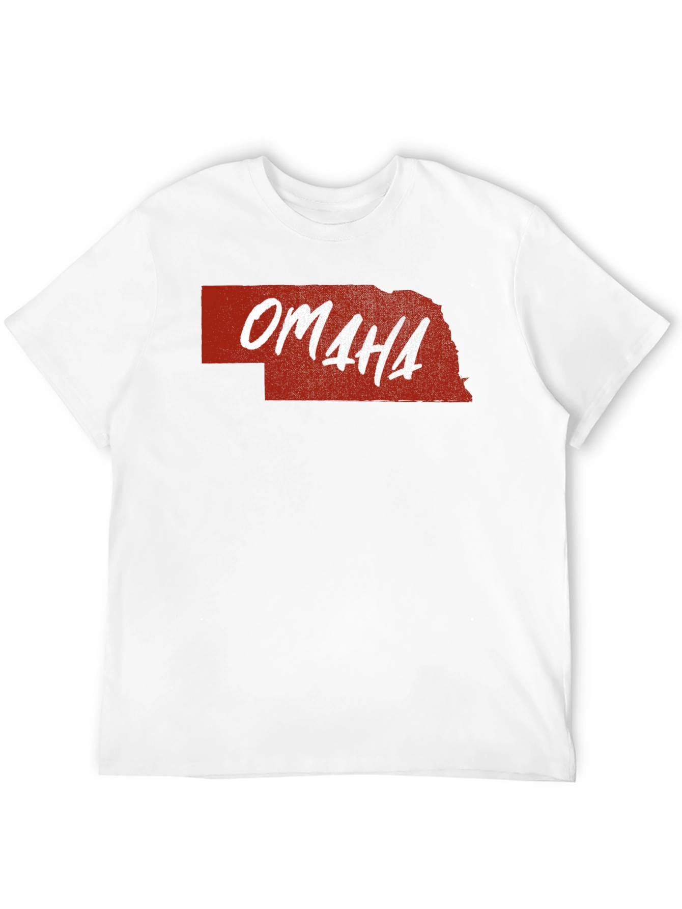 Omaha Nebraska State Map T-Shirt