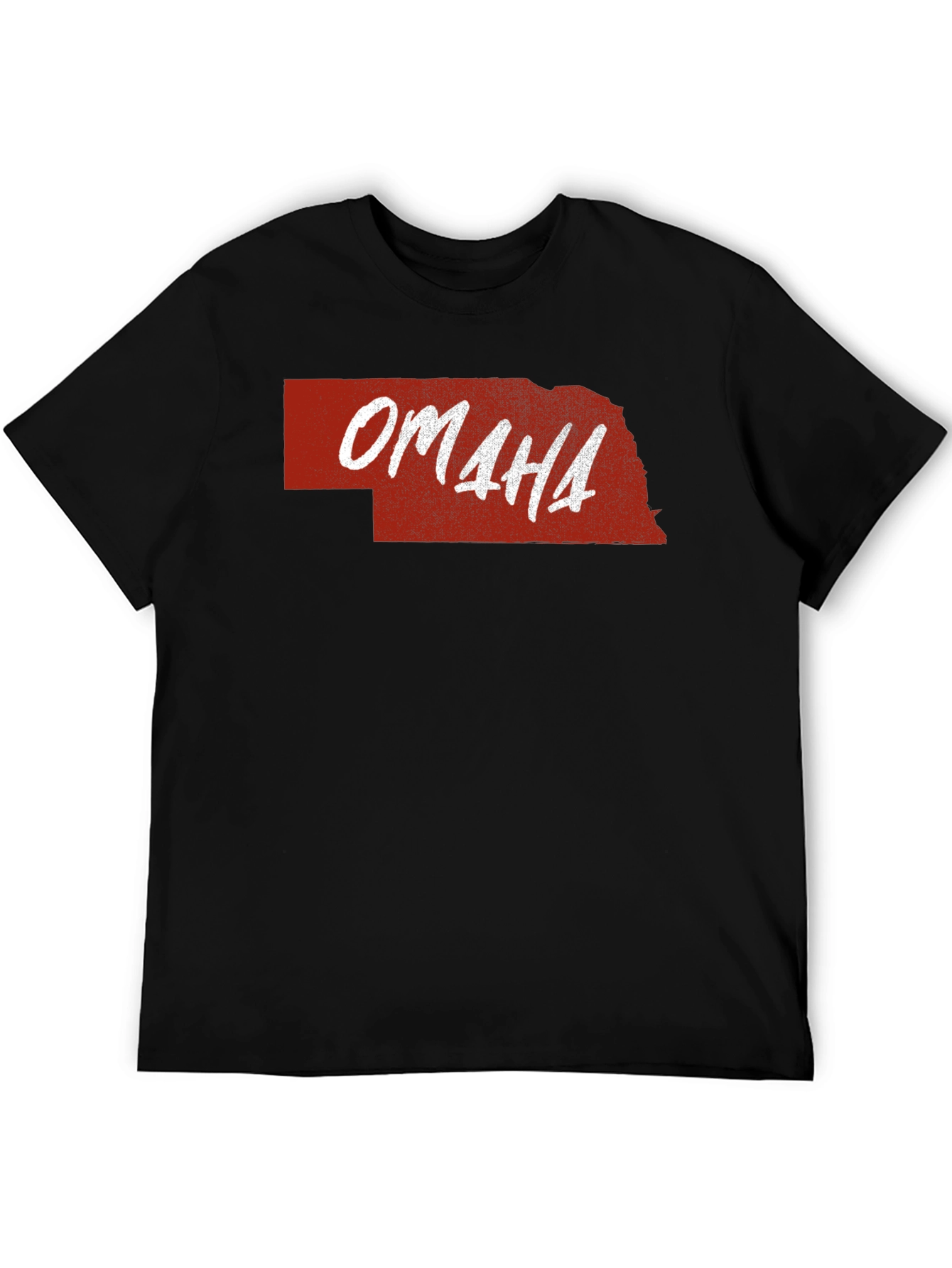 Omaha Nebraska State Map T-Shirt