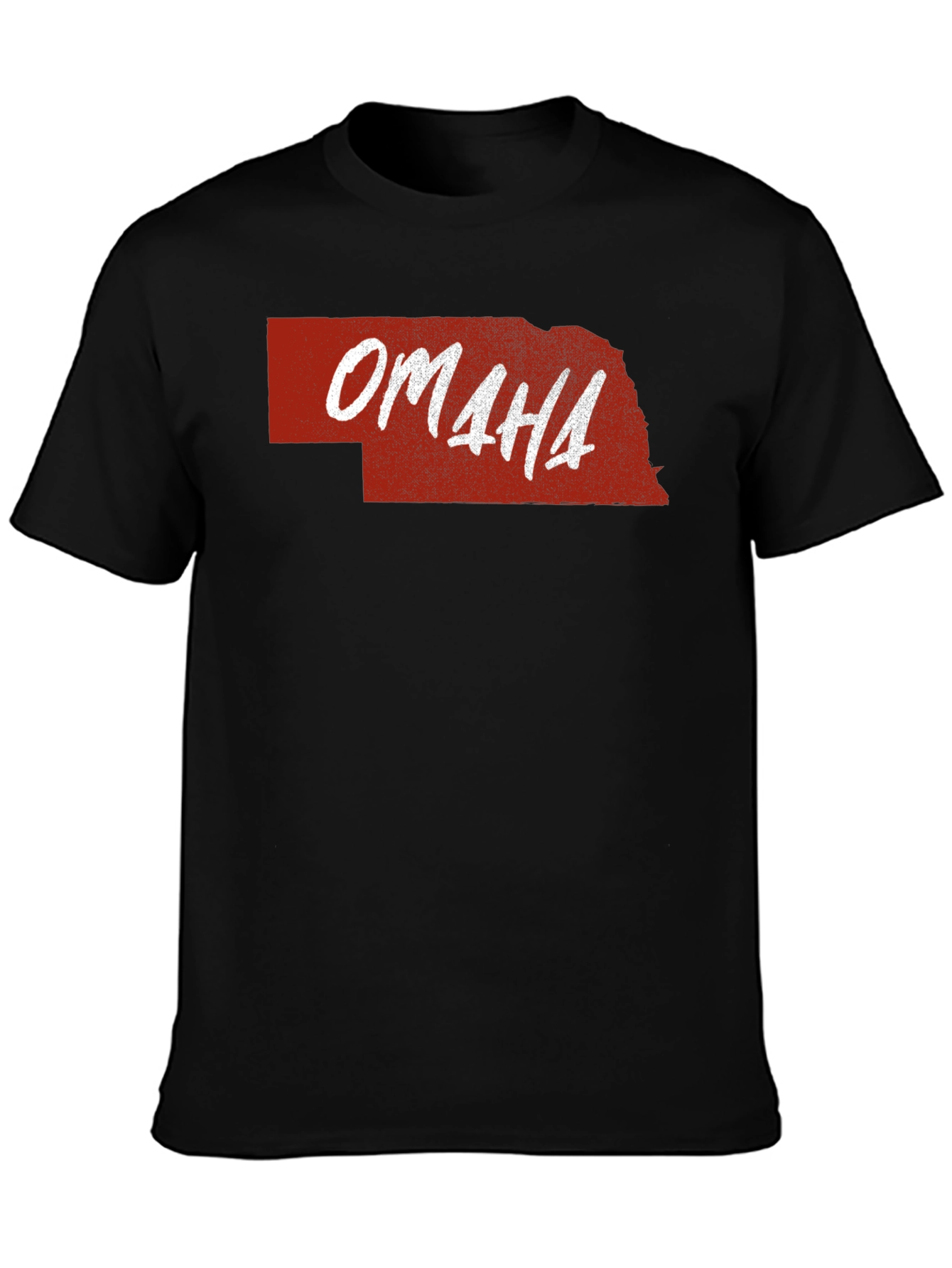 Omaha Nebraska State Map T-Shirt