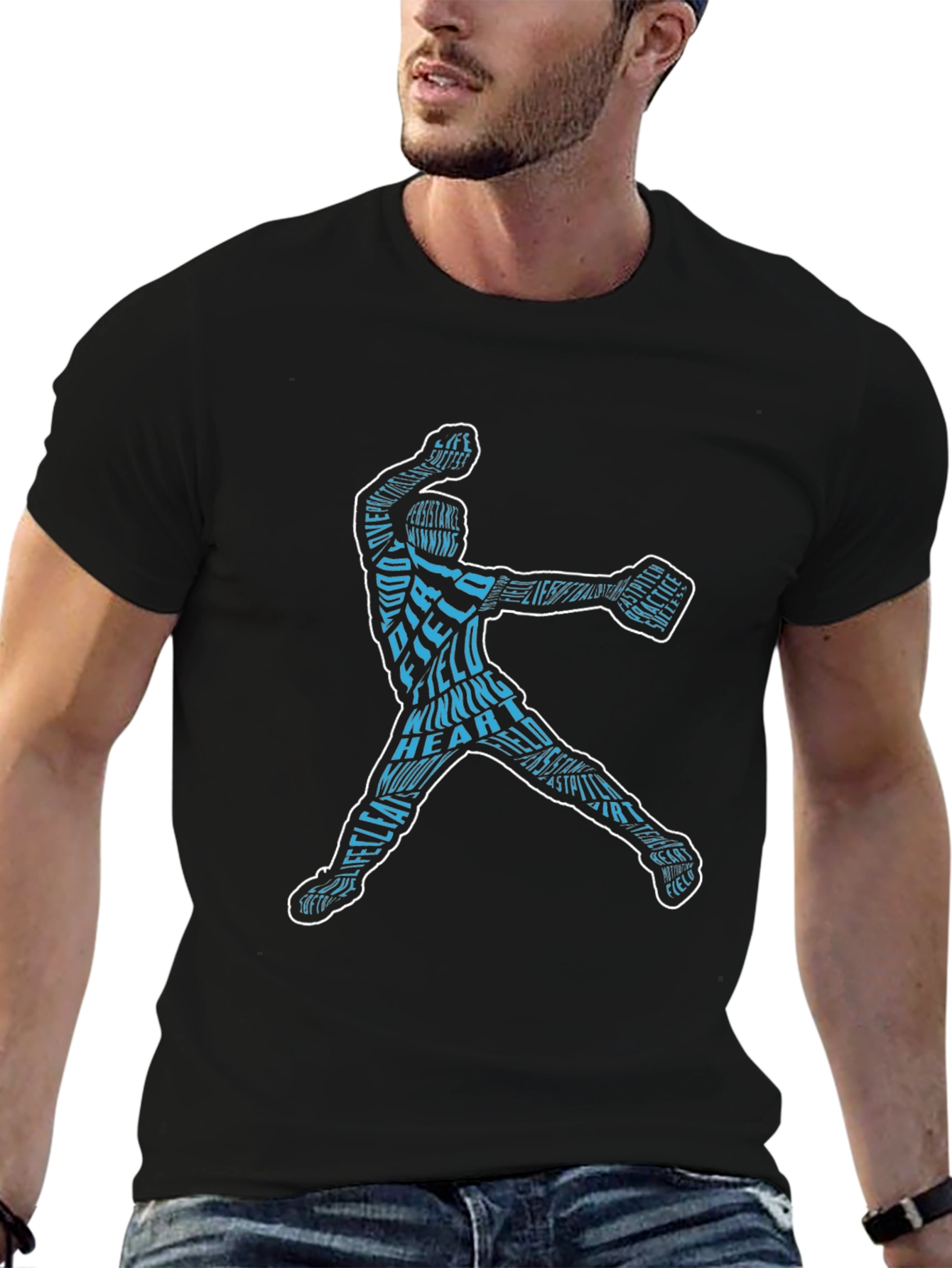 Baseball Pitcher Graphic Tee