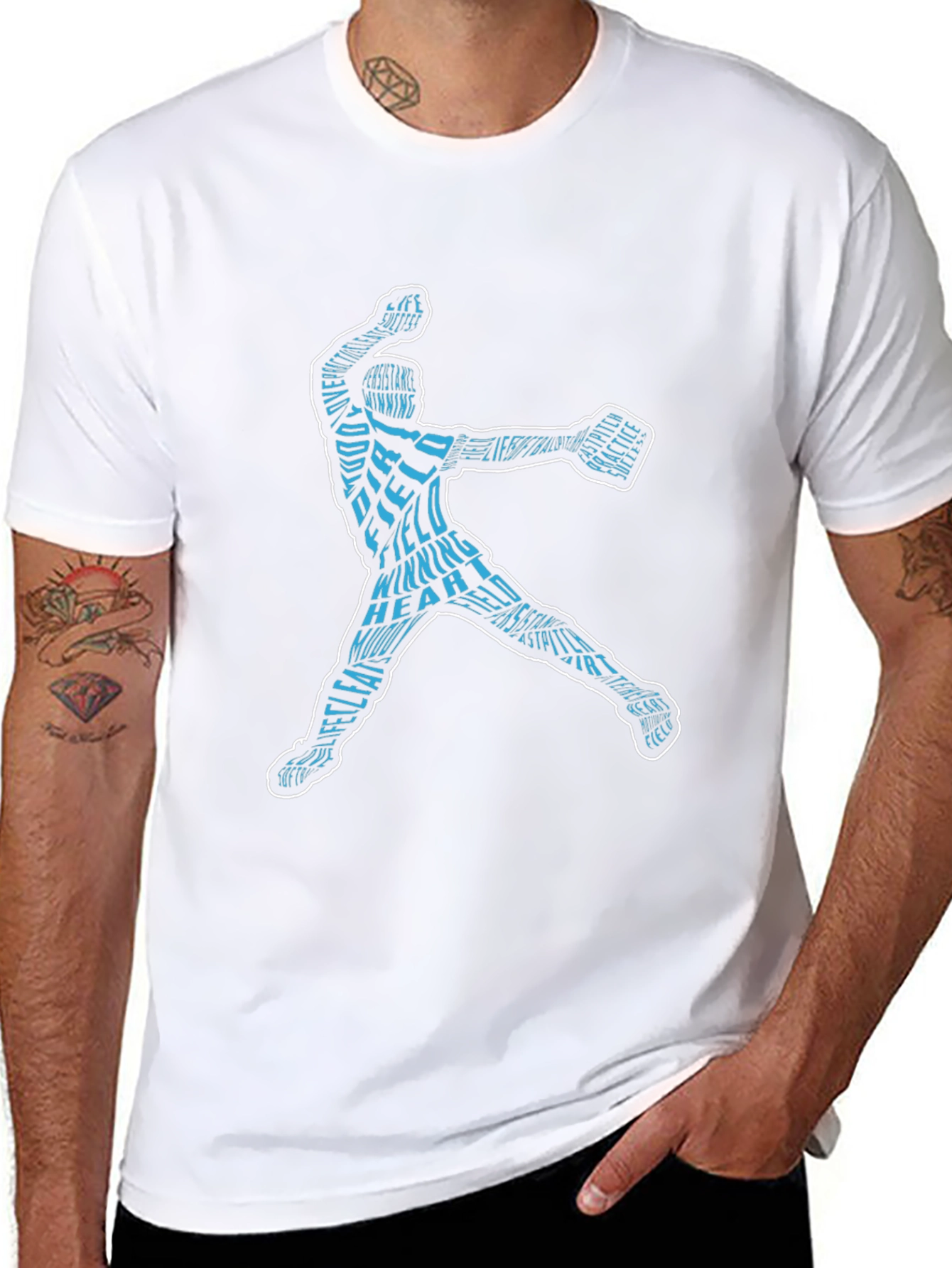 Baseball Pitcher Graphic Tee