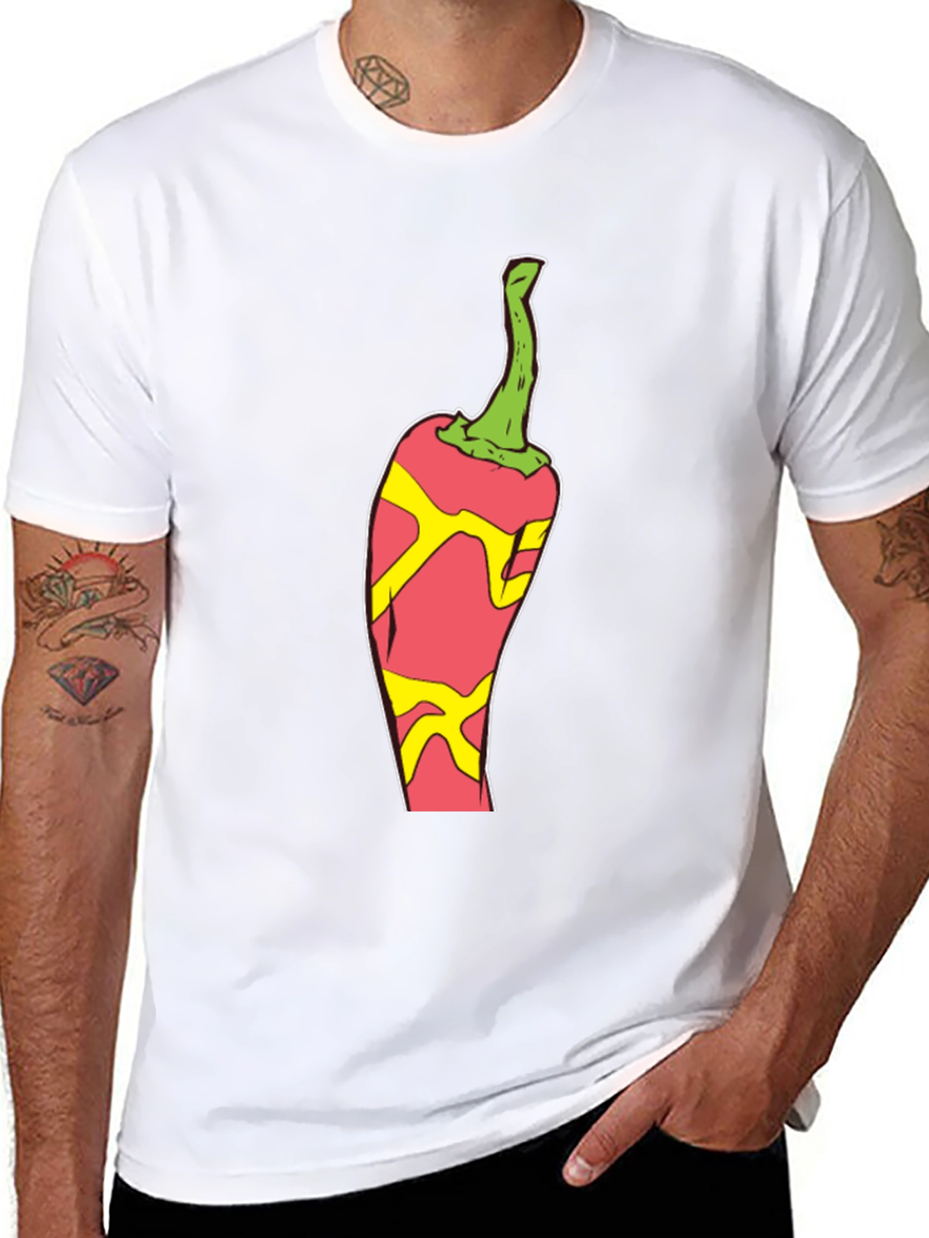 Red Hot Chili Pepper Graphic Tee - Spicy Style!