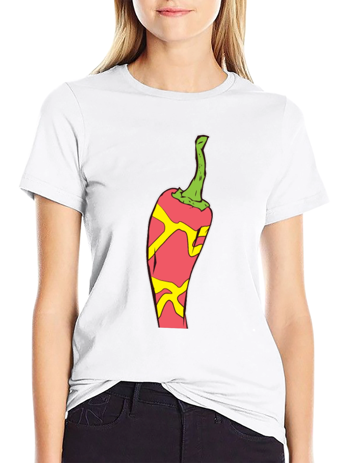 Red Hot Chili Pepper Graphic Tee - Spicy Style!
