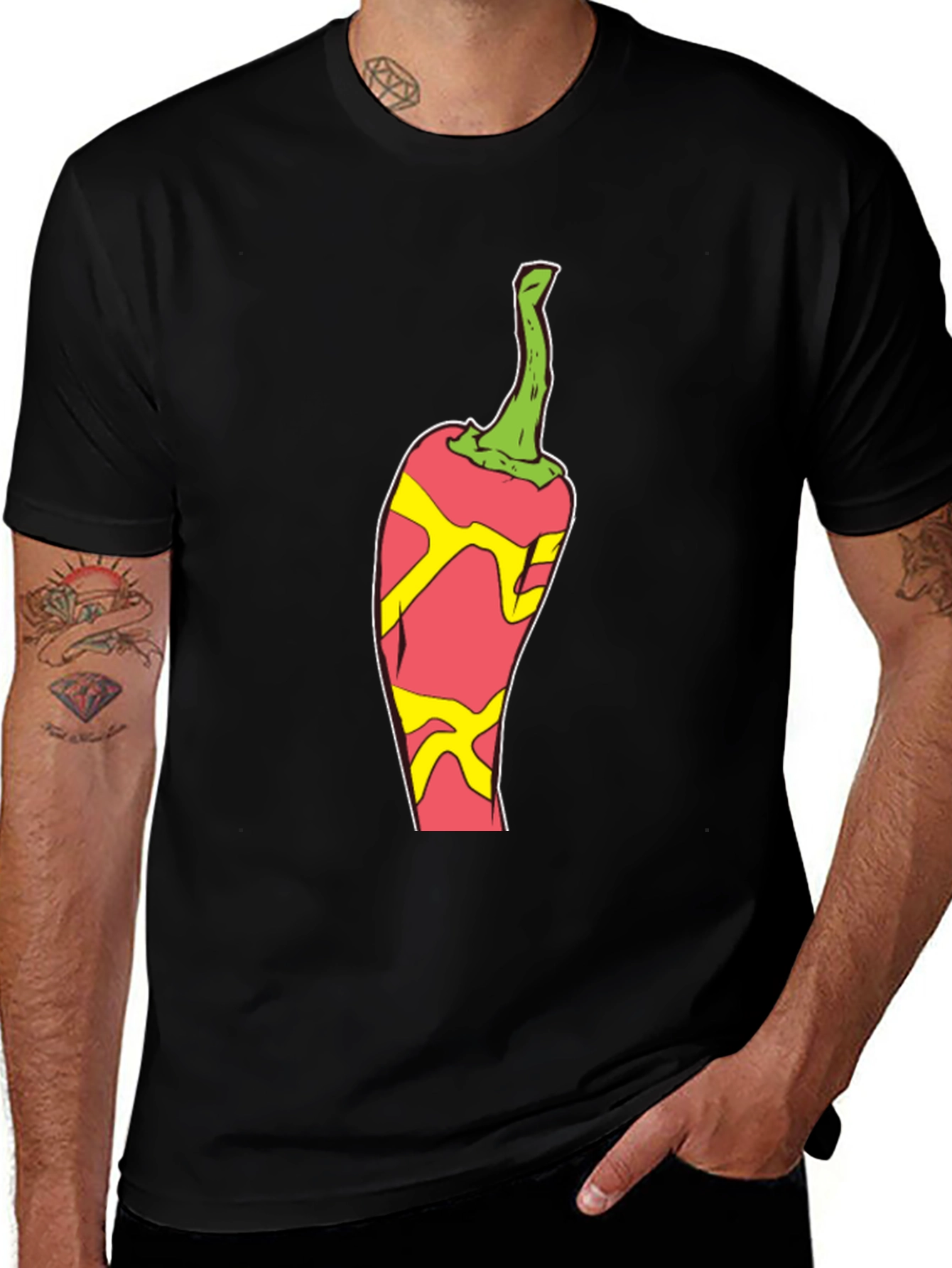 Red Hot Chili Pepper Graphic Tee - Spicy Style!