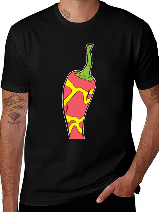 Red Hot Chili Pepper Graphic Tee - Spicy Style!