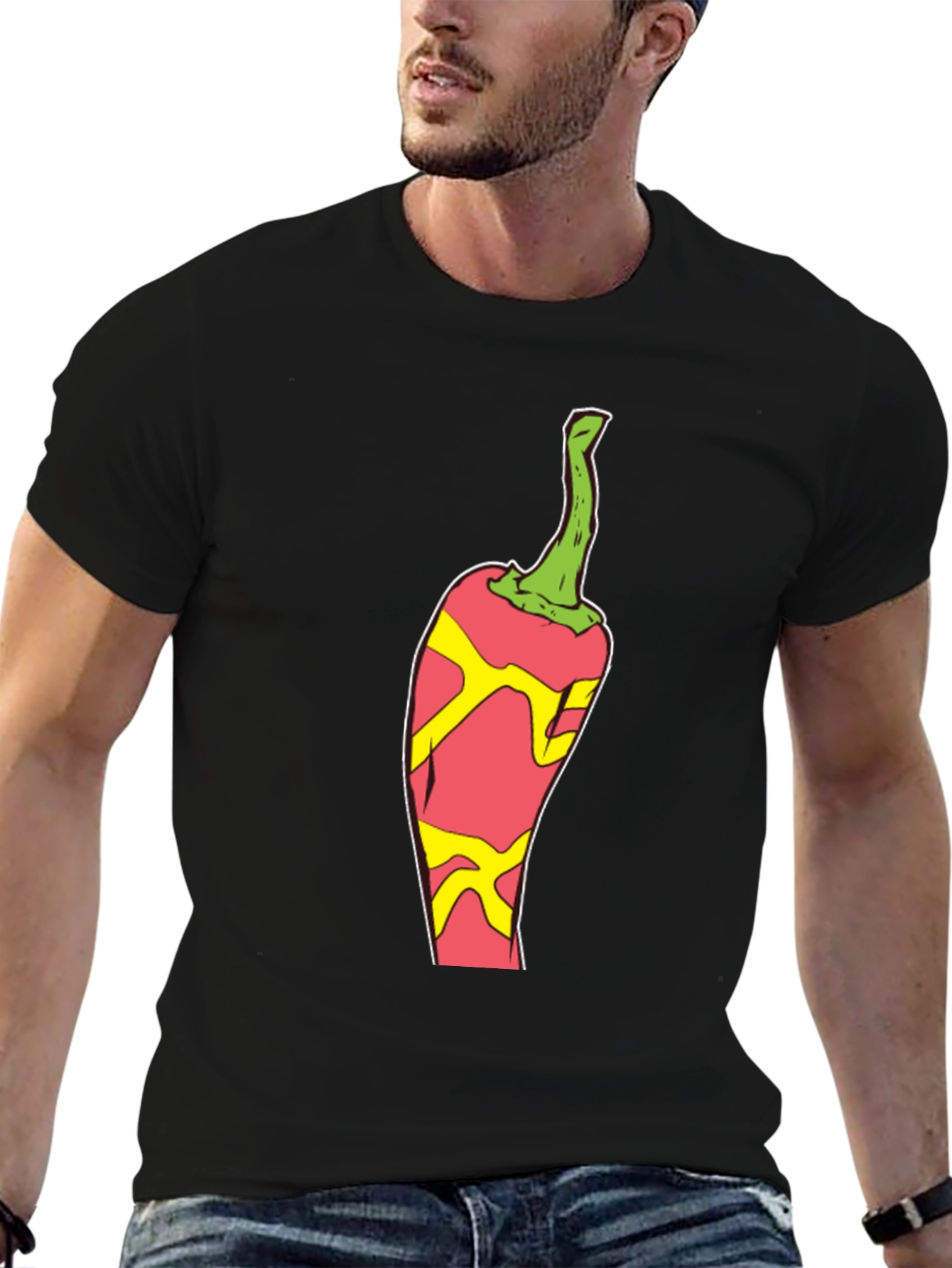 Red Hot Chili Pepper Graphic Tee - Spicy Style!