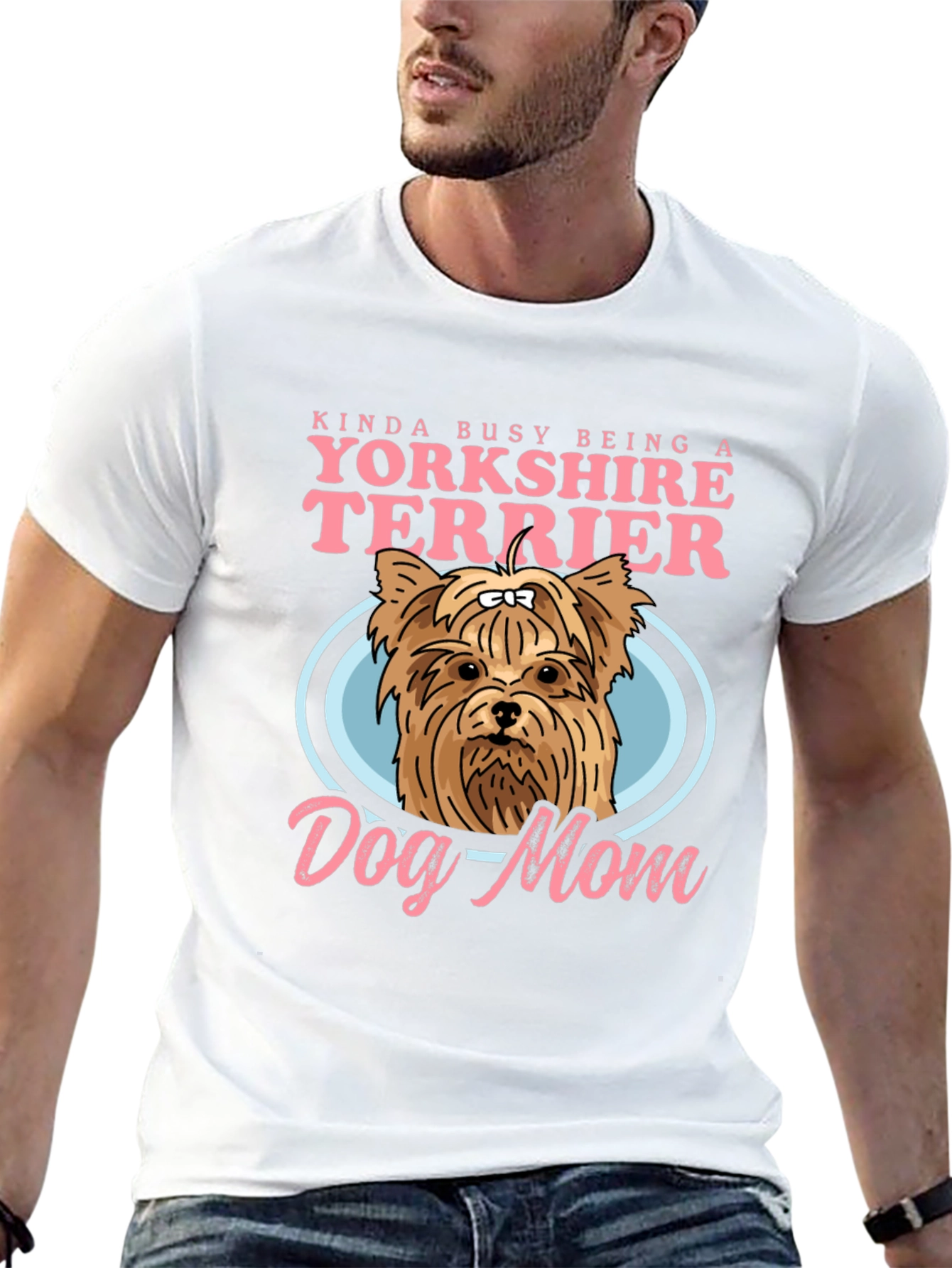 Yorkshire Terrier Dog Mom Graphic Tee