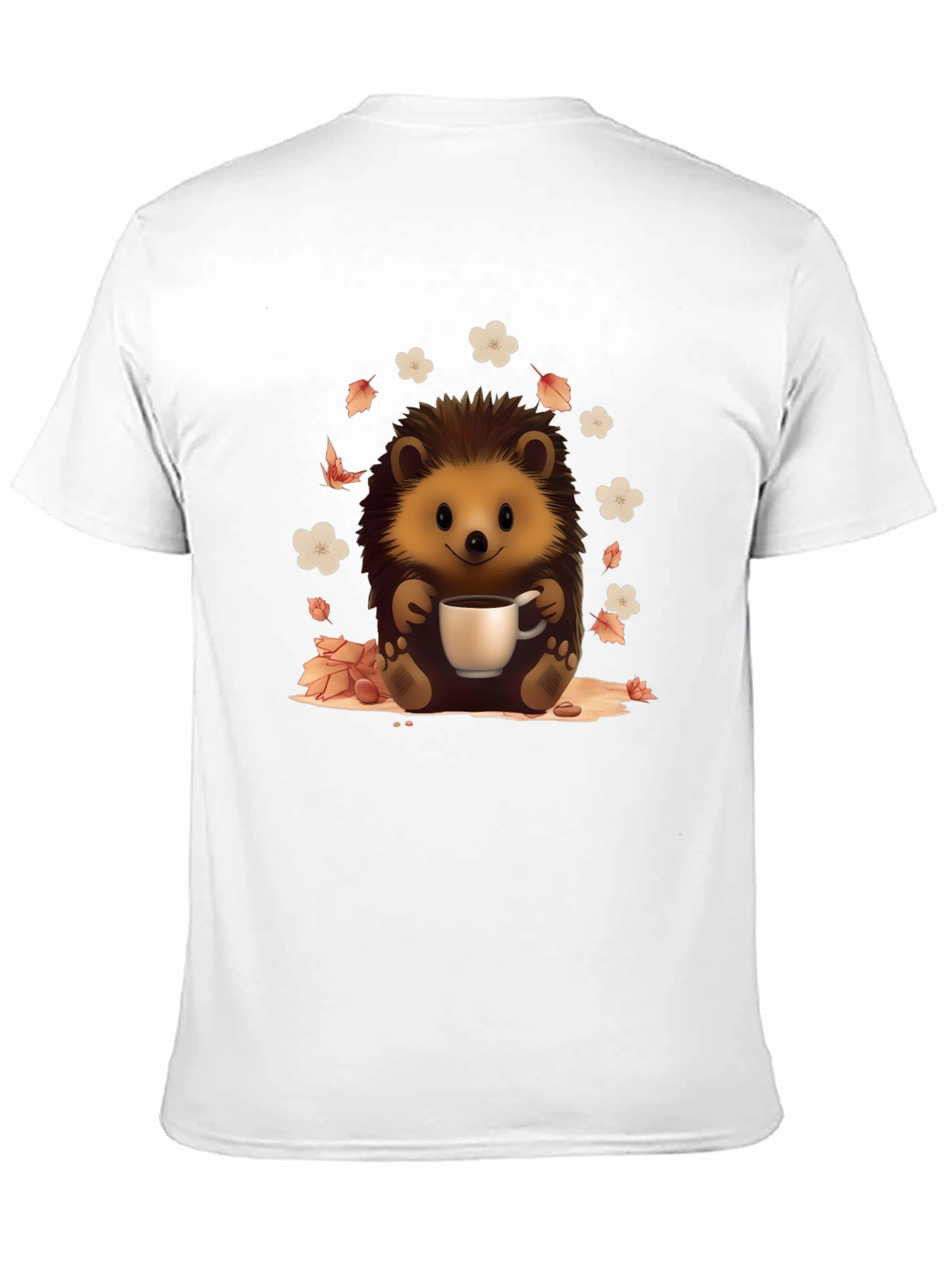 Cute Hedgehog Coffee Lover T-Shirt
