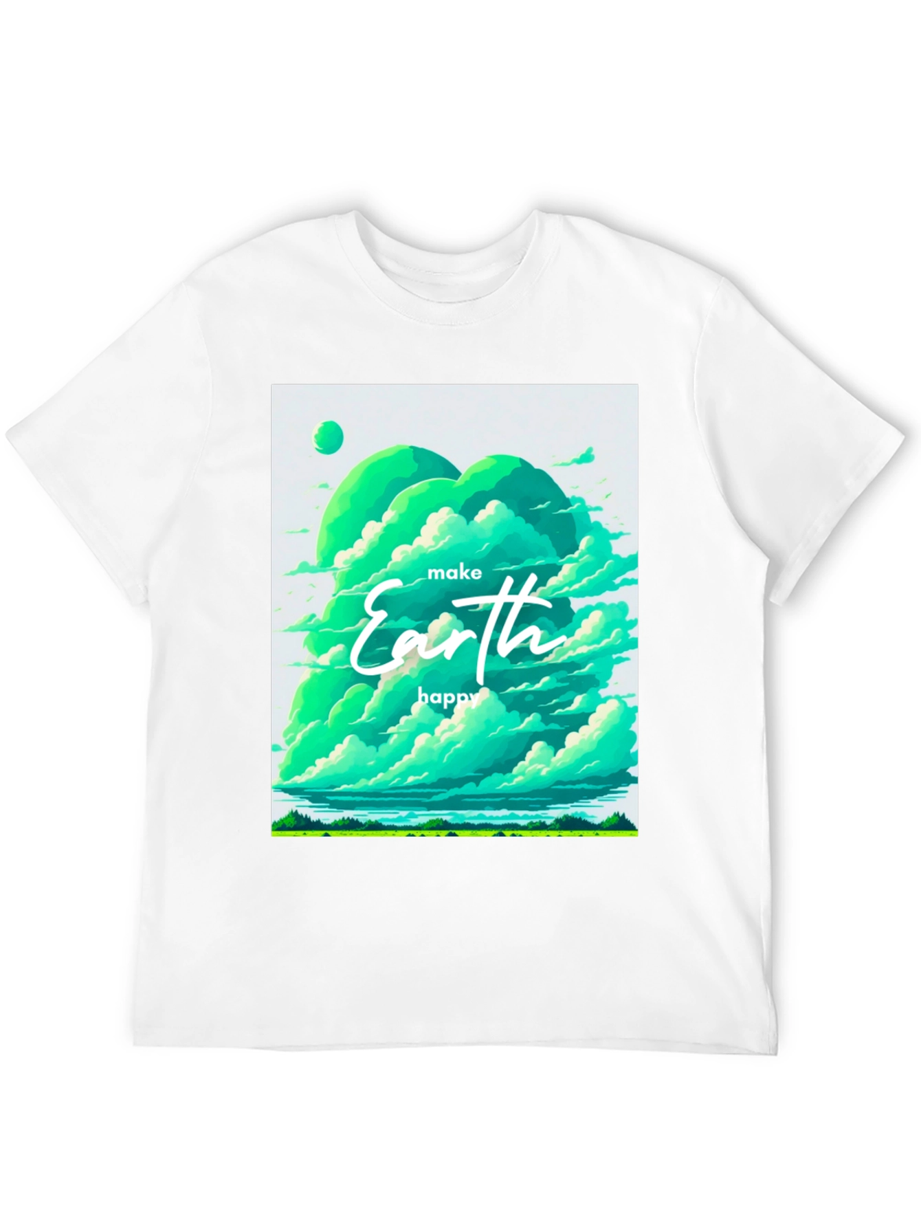 Eco-Friendly Earth Graphic Tee - Unisex