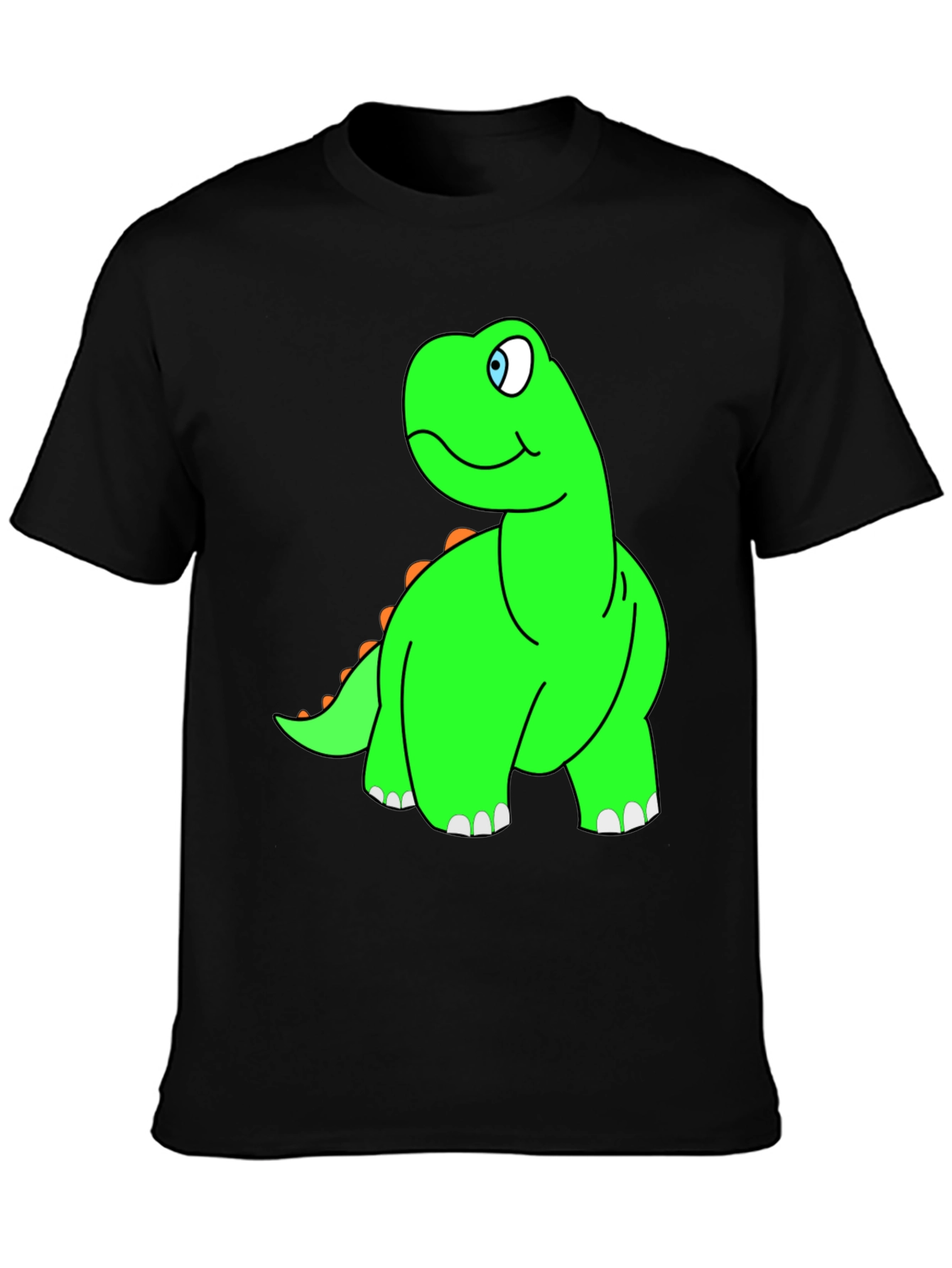 Cartoon Dinosaur Graphic Tee
