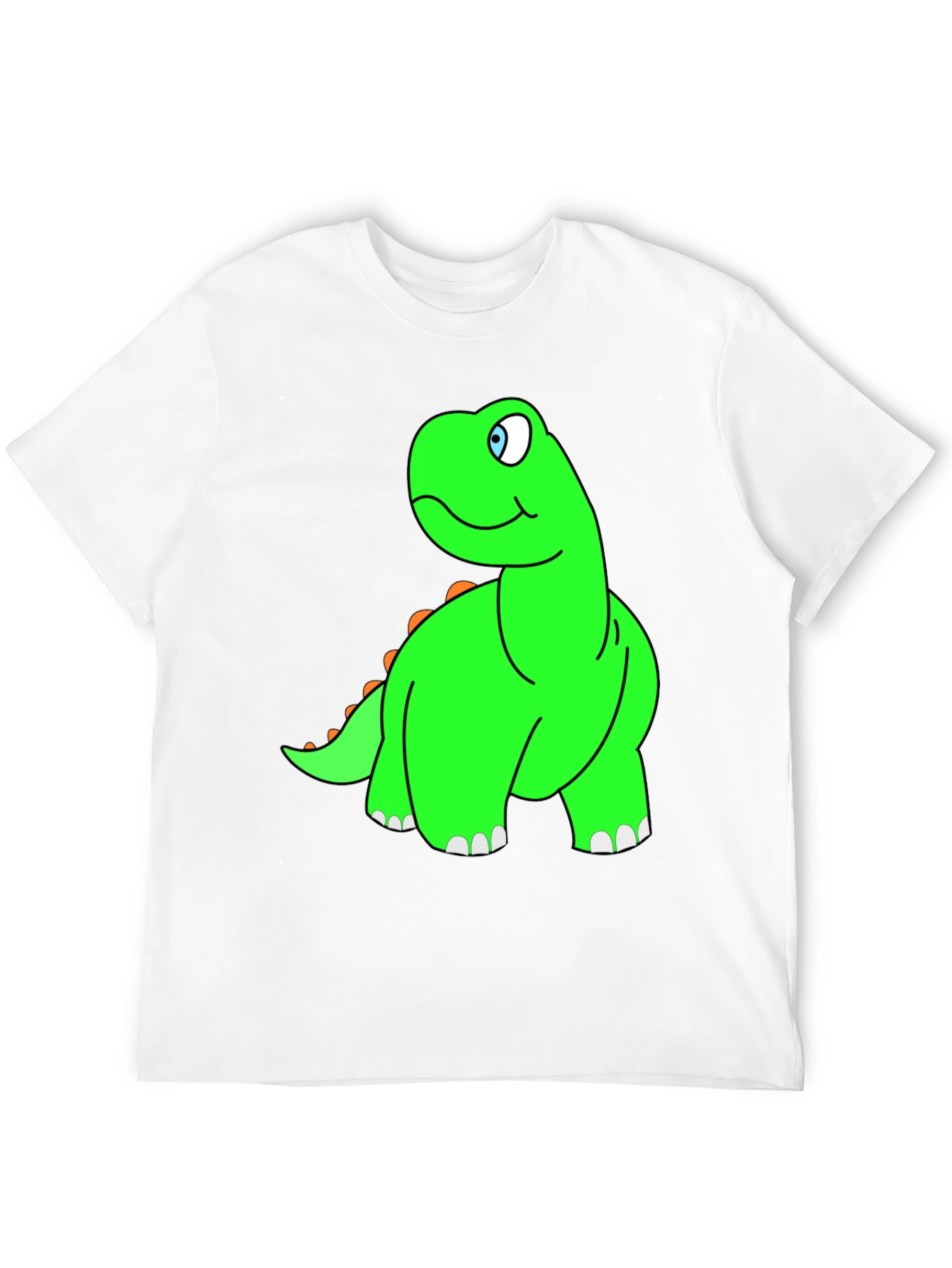 Cartoon Dinosaur Graphic Tee