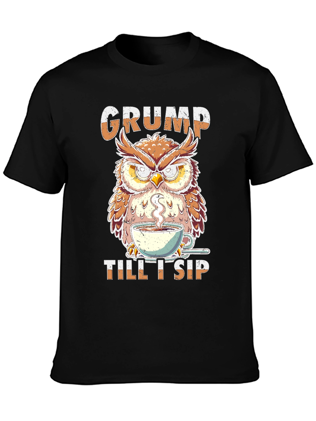 Grumpy Owl Coffee T-Shirt