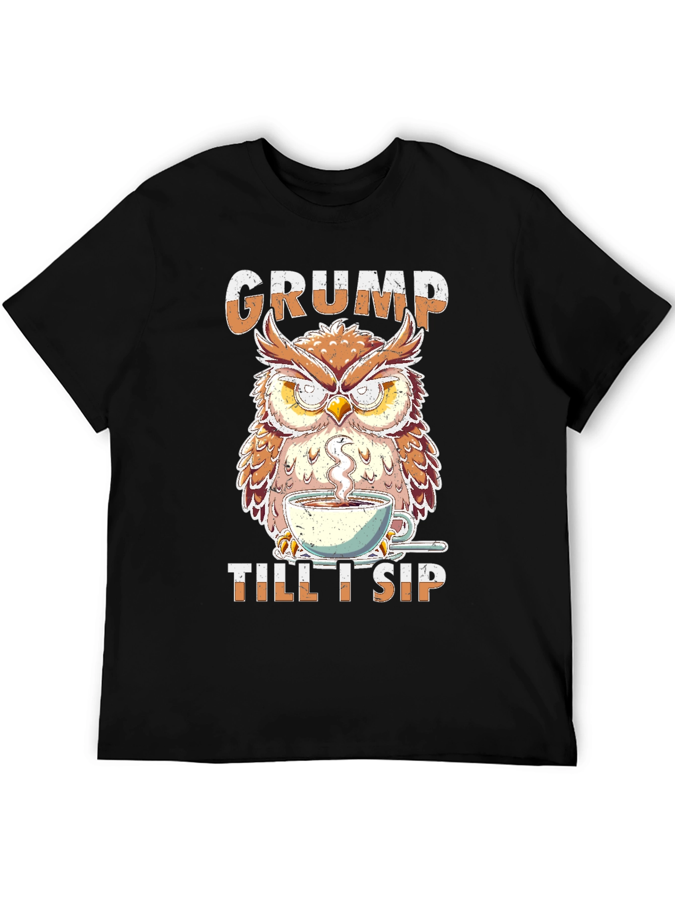 Grumpy Owl Coffee T-Shirt