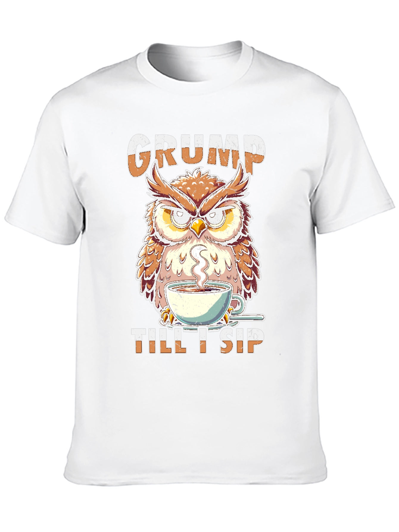 Grumpy Owl Coffee T-Shirt