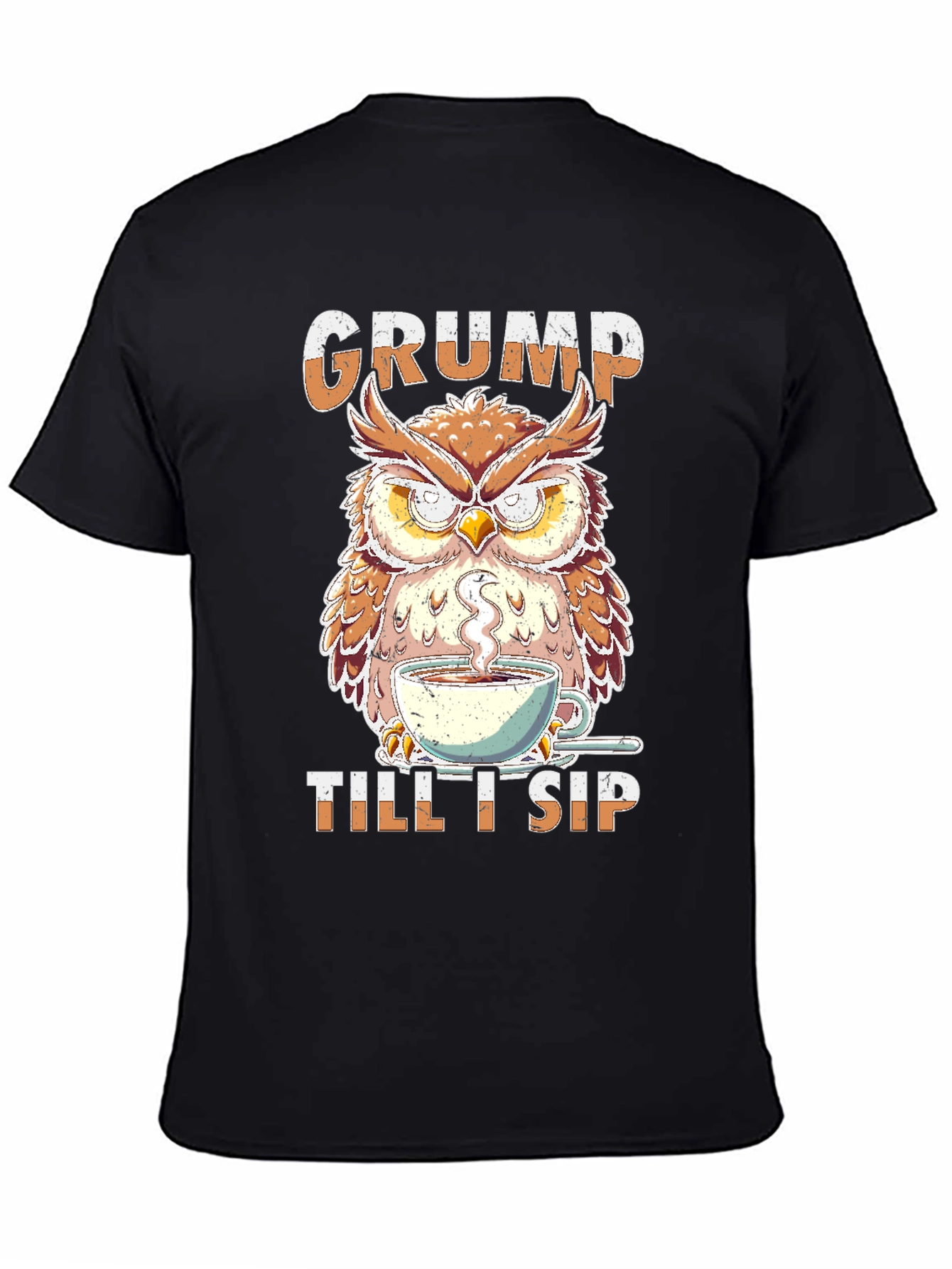 Grumpy Owl Coffee T-Shirt