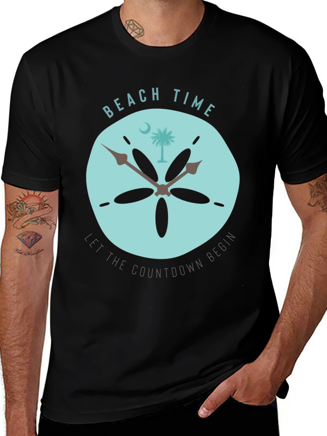 Beach Time Countdown T-Shirt