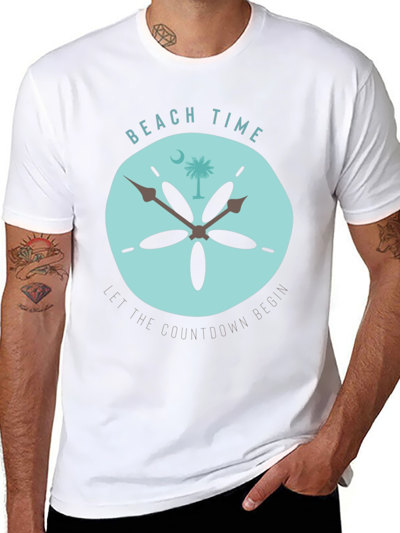 Beach Time Countdown T-Shirt