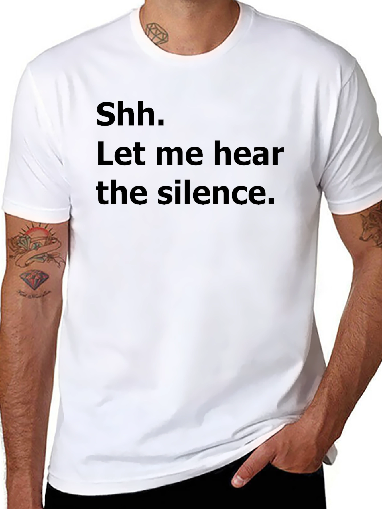 Silence Please T-Shirt - Hear the Silence
