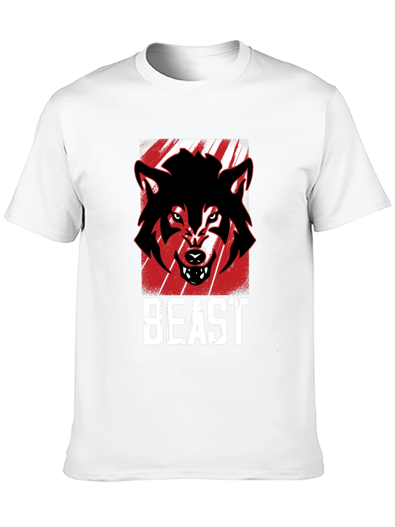 Beast Mode T-Shirt - Angry Wolf Graphic Tee