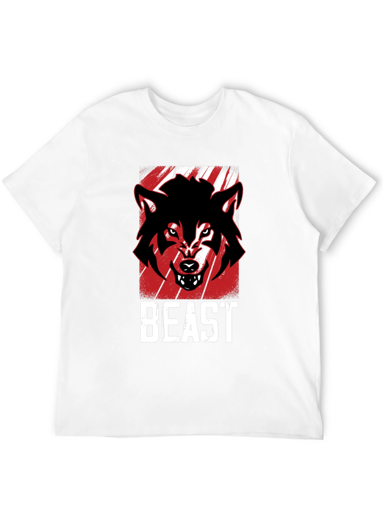 Beast Mode T-Shirt - Angry Wolf Graphic Tee