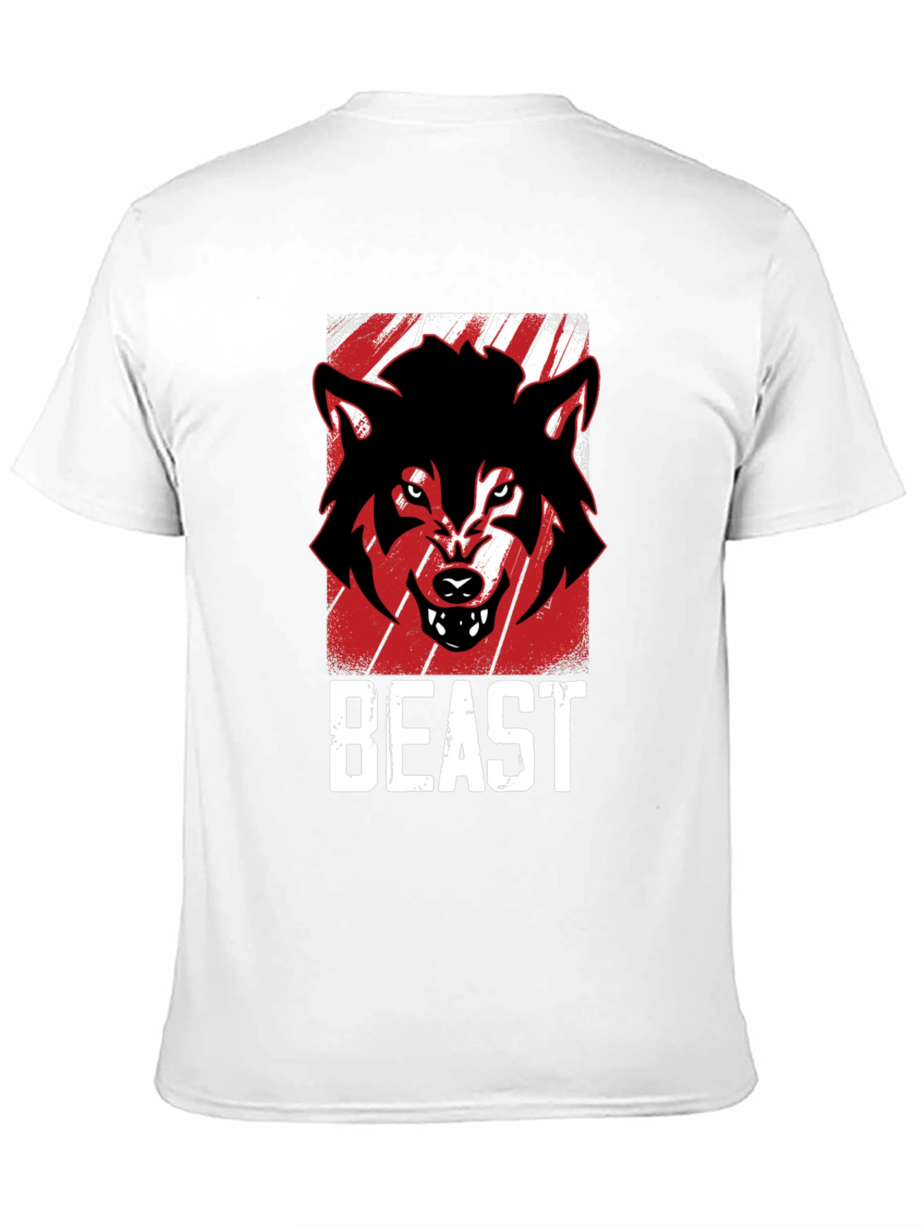Beast Mode T-Shirt - Angry Wolf Graphic Tee