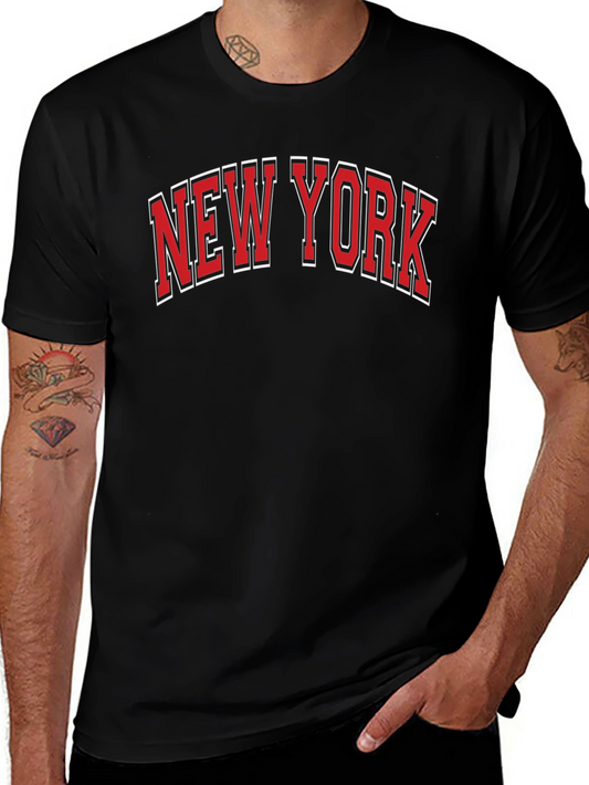 New York Graphic Tee - Classic Collegiate Style