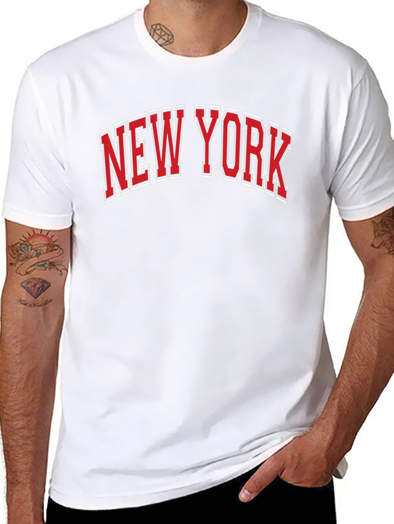 New York Graphic Tee - Classic Collegiate Style