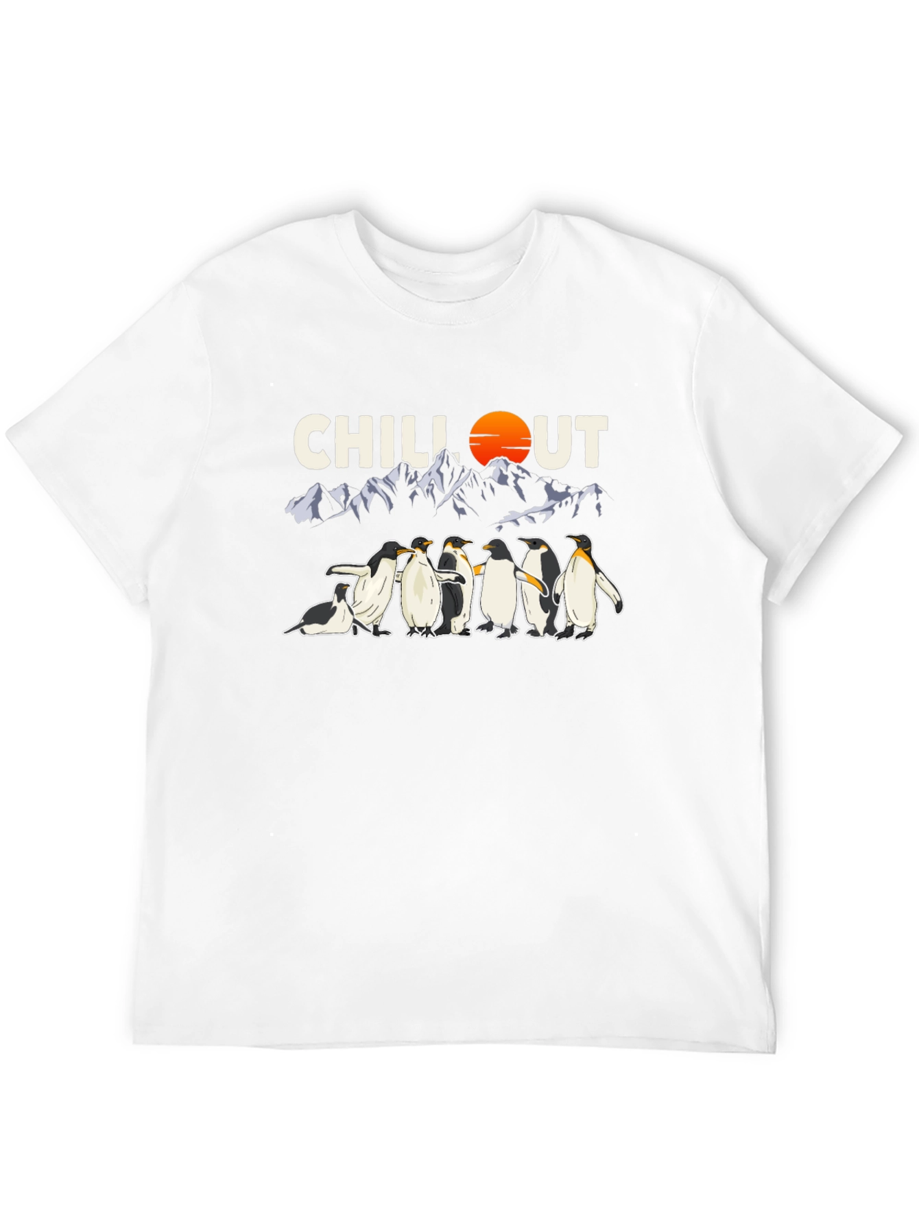 Chill Out Penguins Graphic Tee