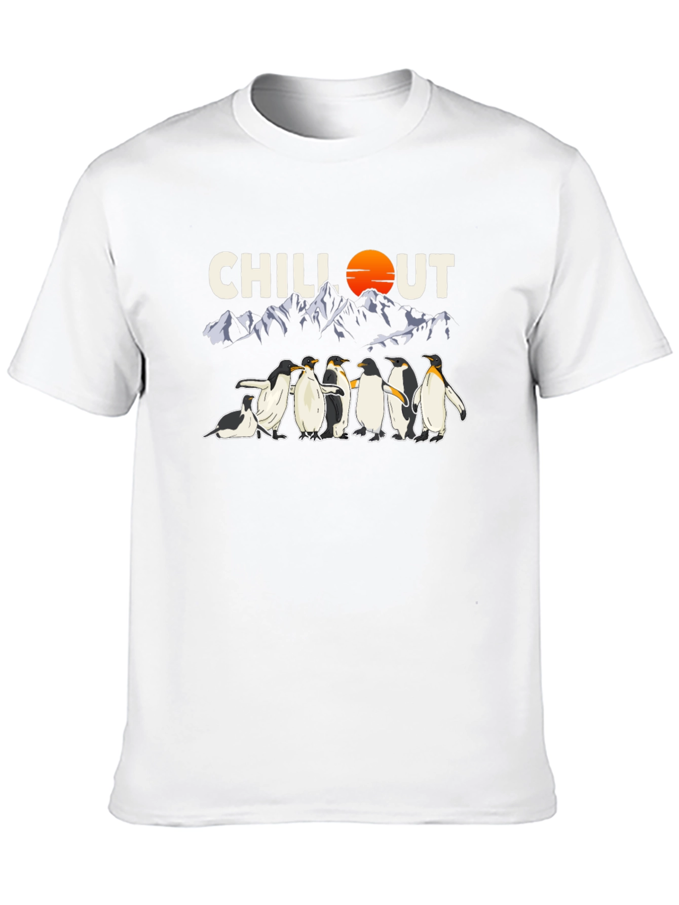 Chill Out Penguins Graphic Tee