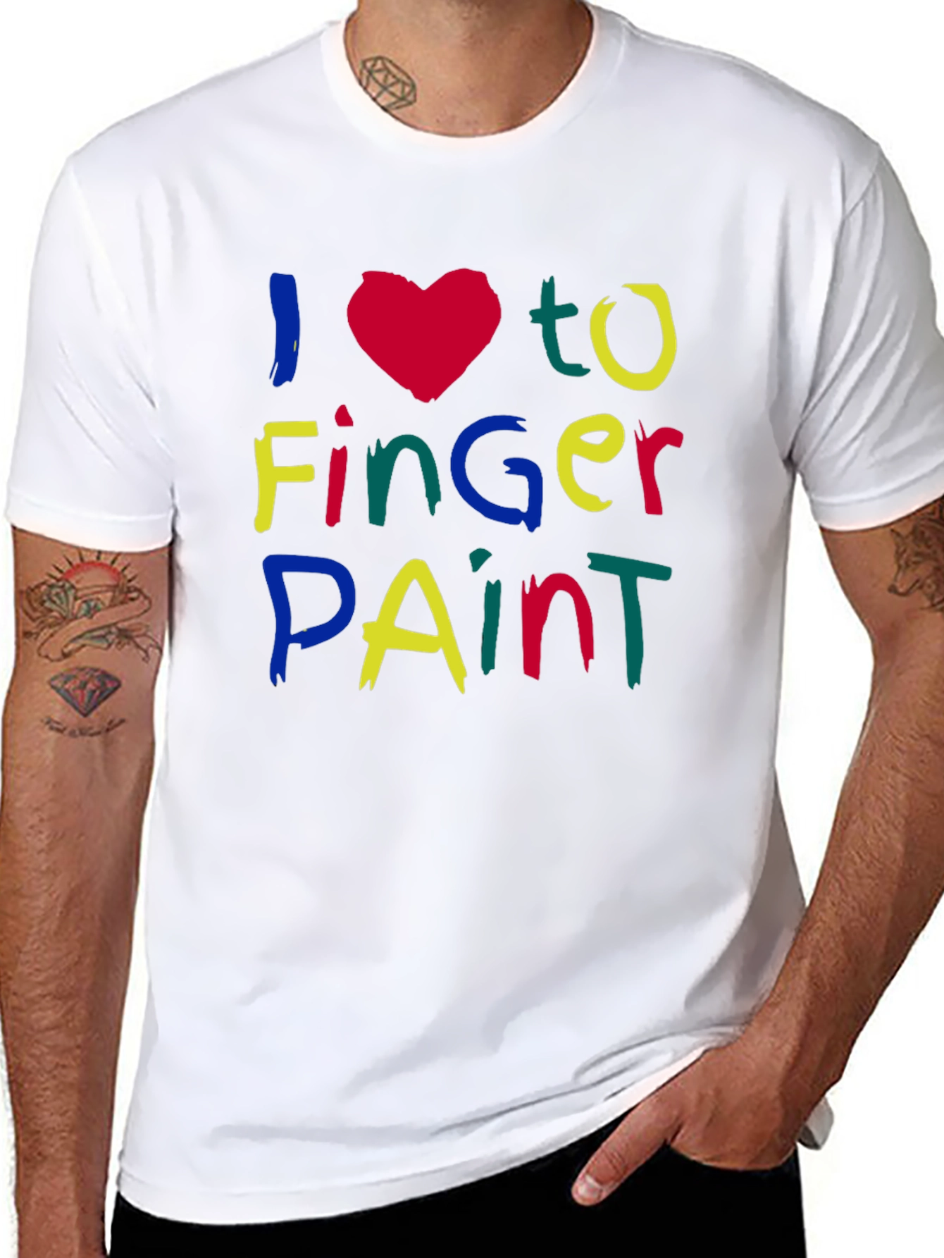 I Heart to Finger Paint T-Shirt