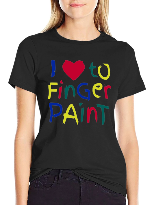 I Heart to Finger Paint T-Shirt