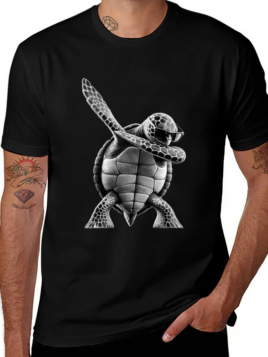 Dabbing Turtle Graphic Tee