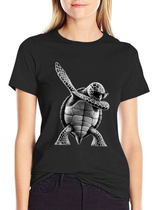 Dabbing Turtle Graphic Tee