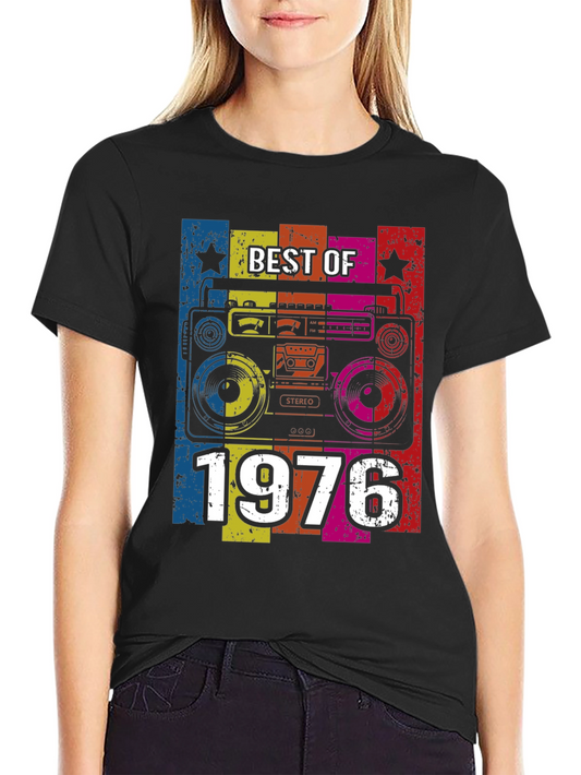 Best of 1976 Retro Boombox T-Shirt