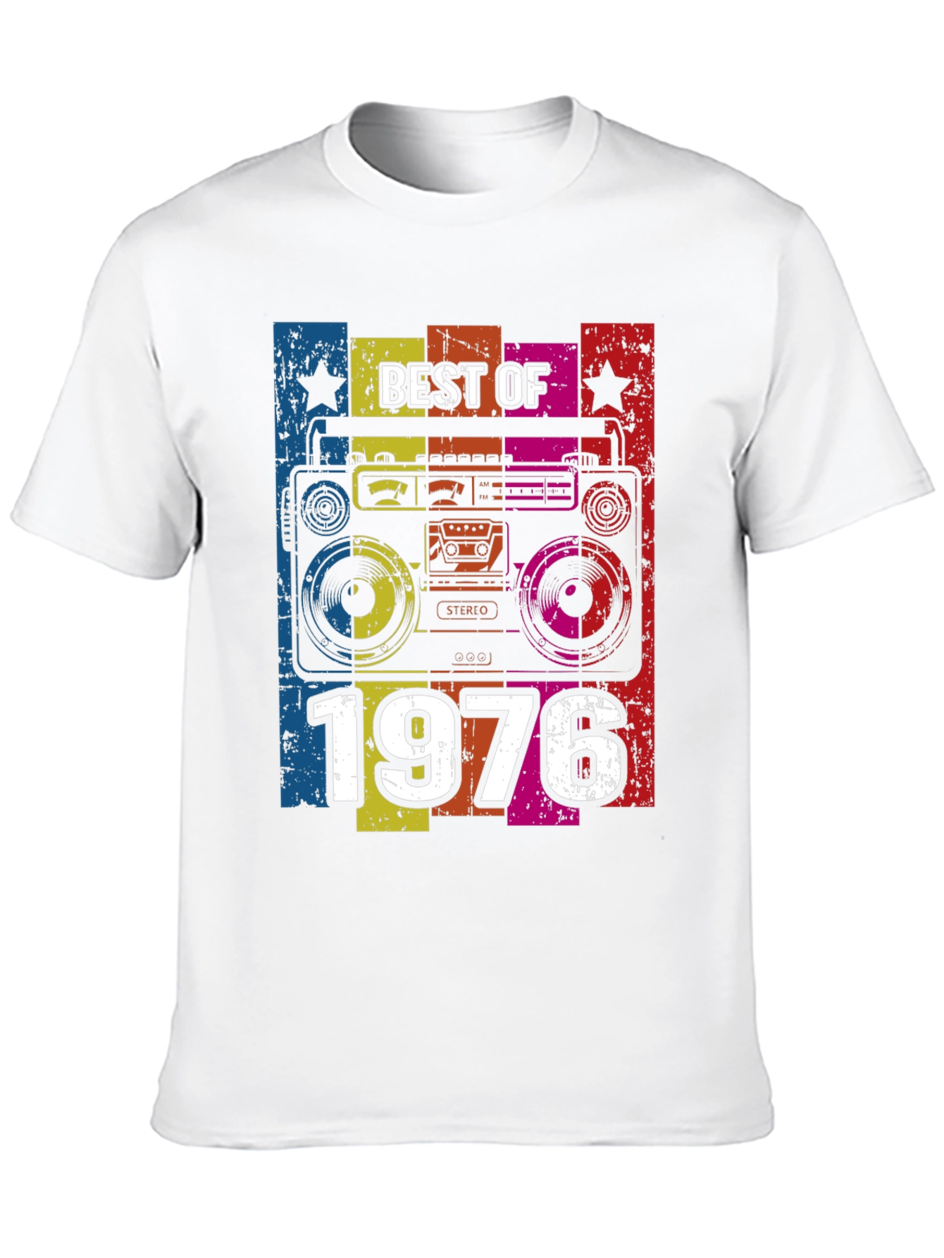 Best of 1976 Retro Boombox T-Shirt