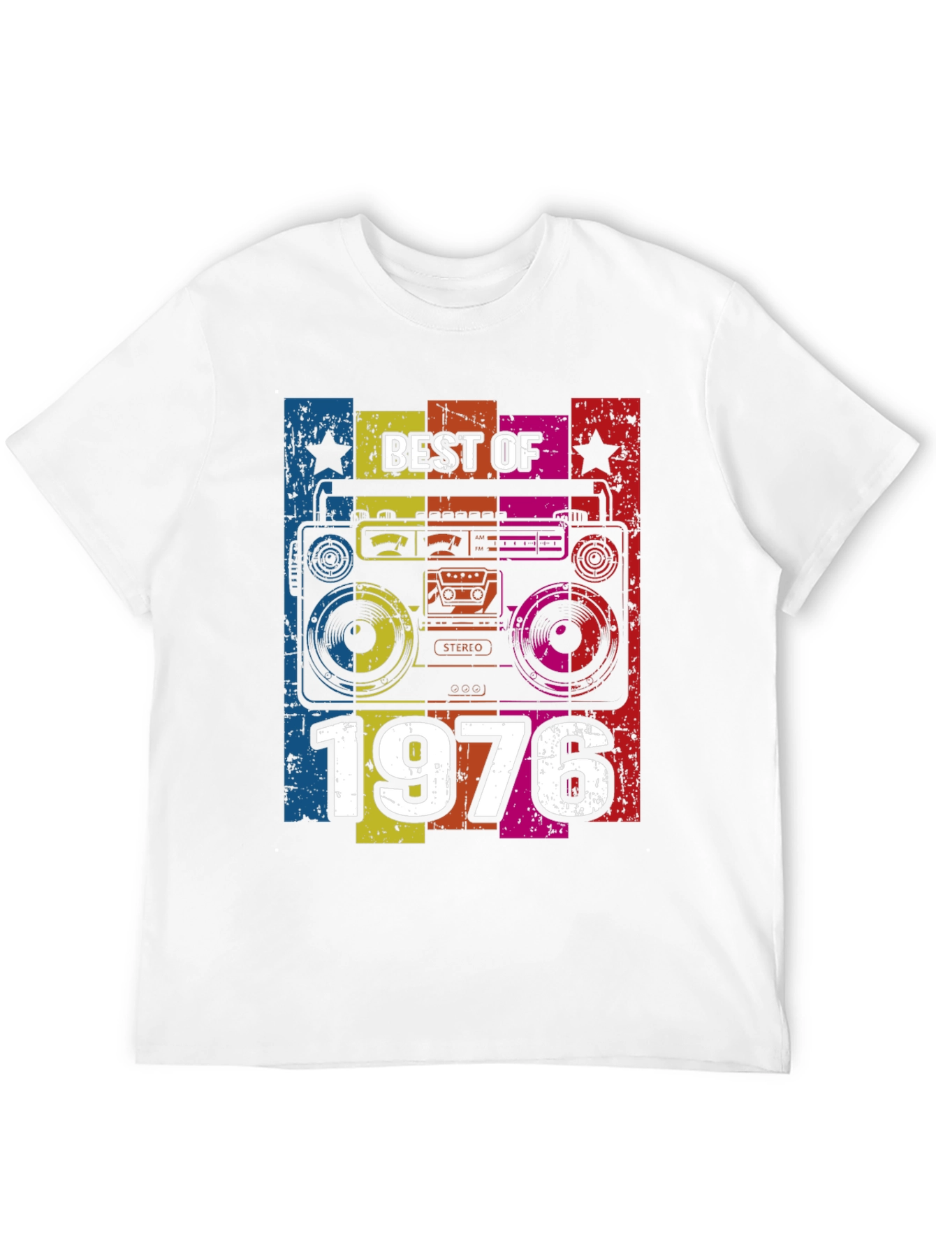 Best of 1976 Retro Boombox T-Shirt