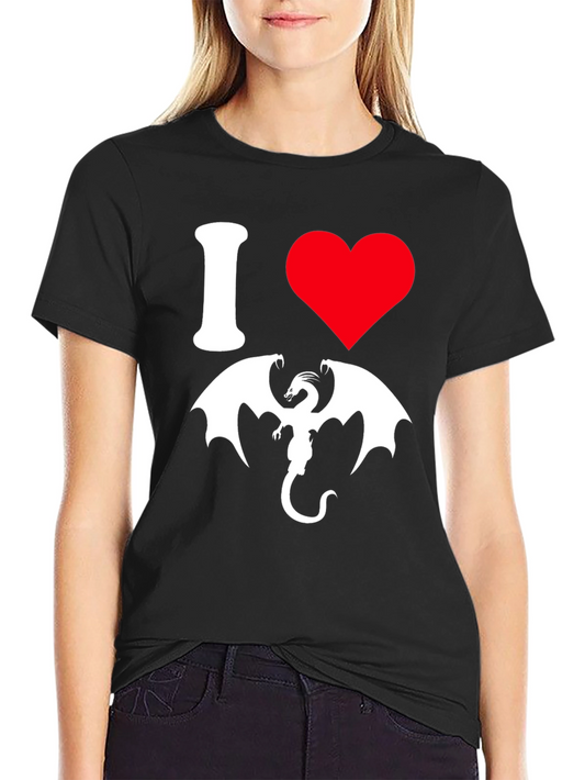 I Heart Dragons Graphic Tee