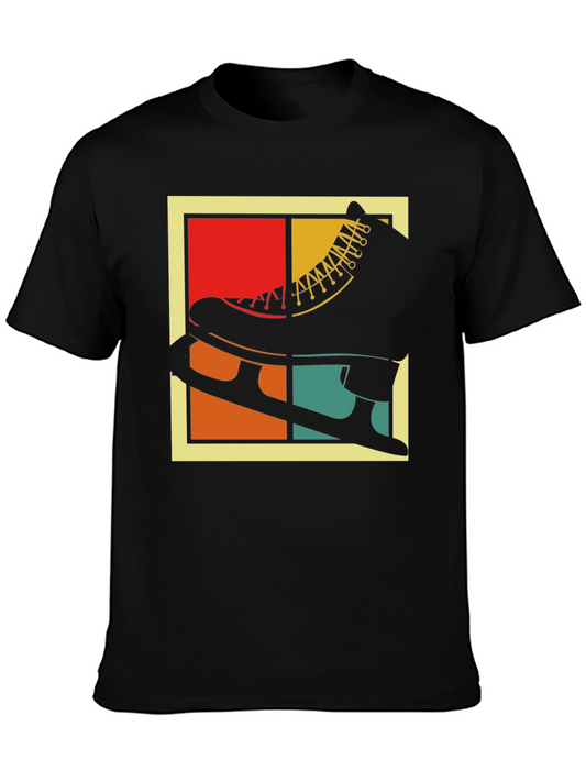 Retro Ice Skate Graphic T-Shirt