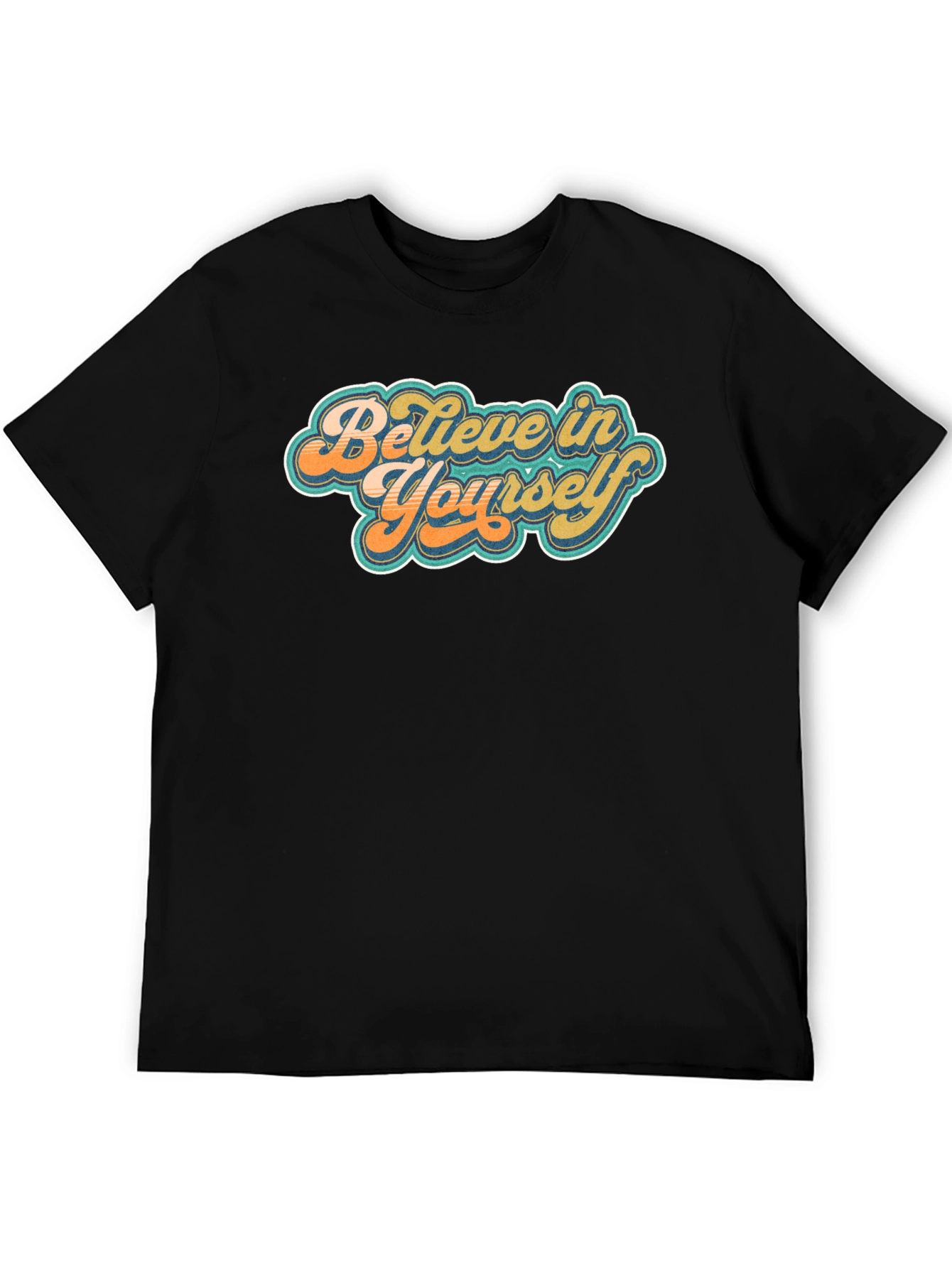 Retro Believe in Yourself Graphic Tee - Unisex
