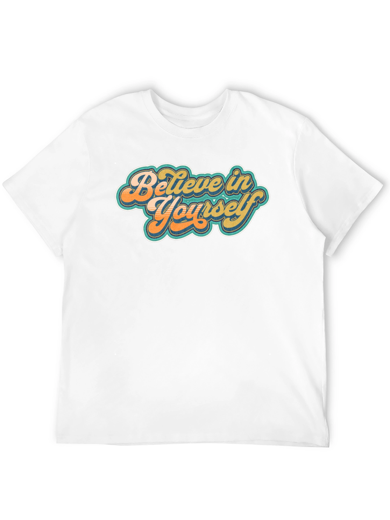 Retro Believe in Yourself Graphic Tee - Unisex