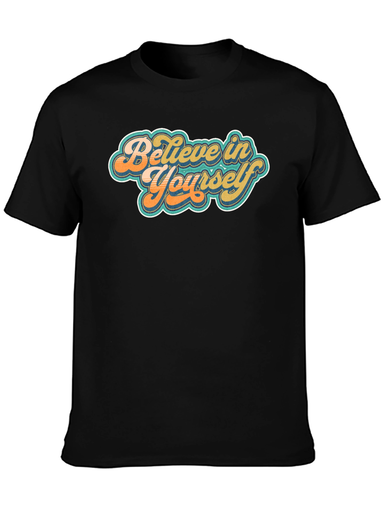 Retro Believe in Yourself Graphic Tee - Unisex