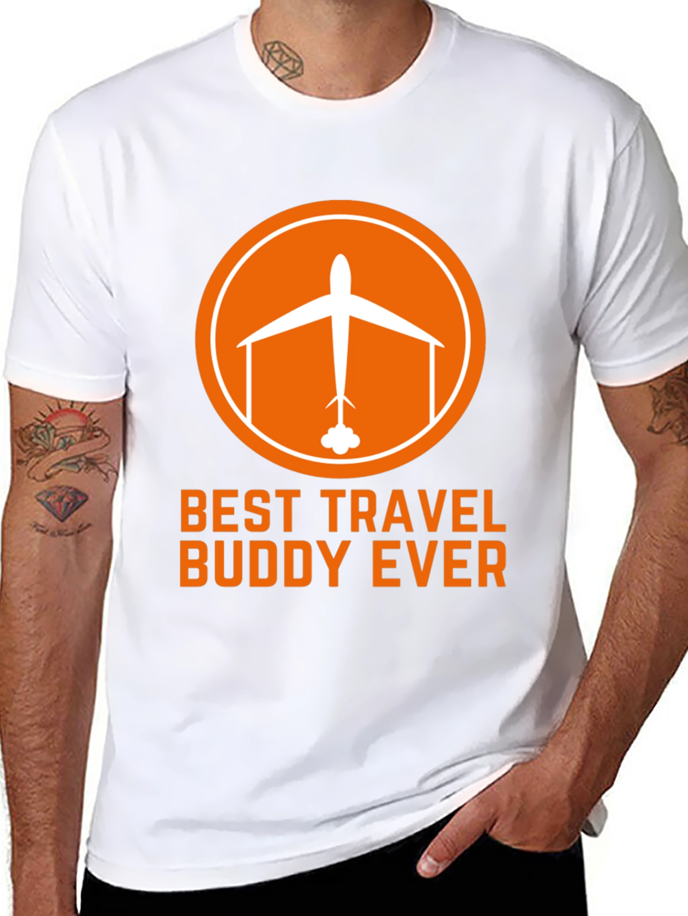 Best Travel Buddy Ever Black T-Shirt
