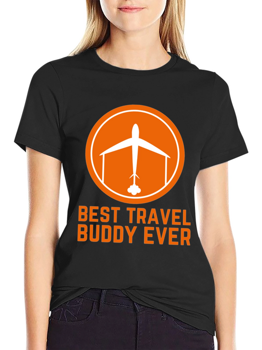 Best Travel Buddy Ever Black T-Shirt